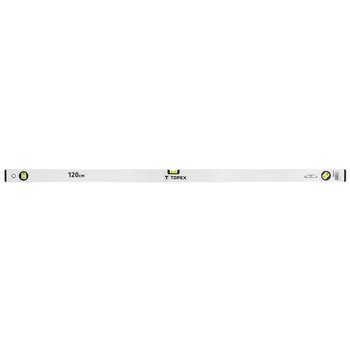 Poziomnica aluminiowa anodowana 120 cm, 3 libelle