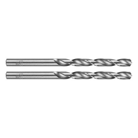 Wiertła do metalu HSS, DIN 338,  6 mm, 2 szt.