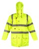 Kurtka robocza ostrzegawcza 5w1, ocieplana, żółta, rozmiar S
