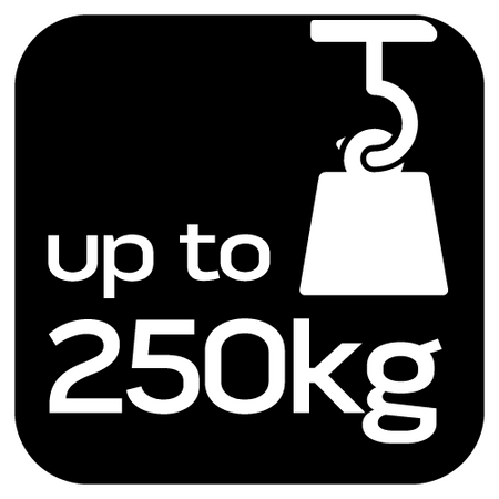 Stojak motocyklowy na tylne koło