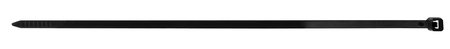 Opaski zaciskowe 4.8 x 370 mm, 75 szt., czarne