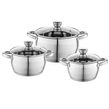 Komplet garnków nierdzewnych Florina Oliver  6 elementów
