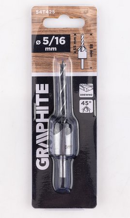 Wiertło z fazownikiem do drewna 5 mm/16 mm