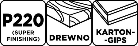 Papier ścierny żółty 230 x 280 mm, P220