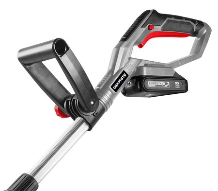Podkaszarka na żyłkę akumulatorowa Energy+ 18V Li-lon, szerokość koszenia 280mm, bez akumulatora