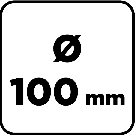 Szczotka druciana tarczowa 100 mm, drut karbowany, stalowy, M14