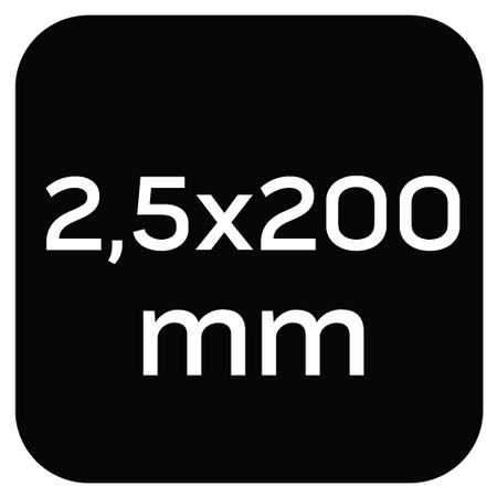 Opaski zaciskowe ogrodowe 2,5 x 200mm, 50 szt., zielone