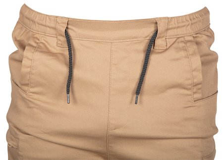 Spodnie robocze OUTDOOR, typu jogger, beżowe, rozmiar L