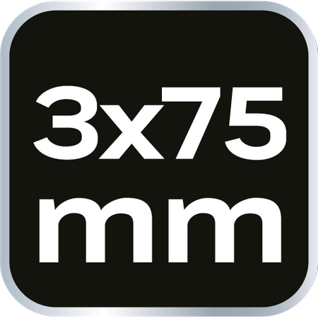 Wkrętak płaski 3.0 x 75 mm, S2