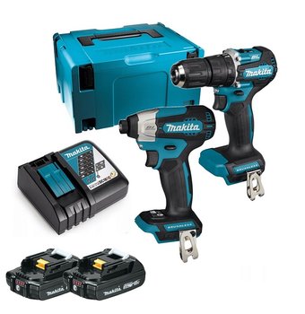 ZESTAW COMBO LI-LON 18V LXT DHP487+DTD157 2*2.0AH