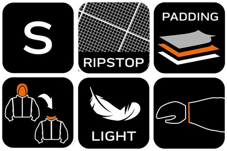 Kurtka Mix&Match, pikowana, puchowa, lekka, oliwkowo-czarna, rozmiar S