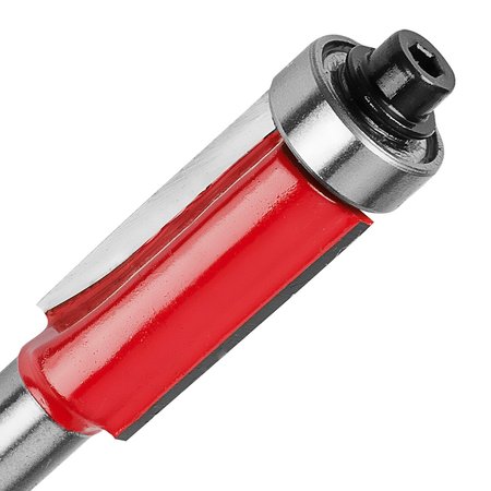 Frez prosty z dolnym łożyskiem, TCT, 12.7 x 25 mm, trzpień 8 mm