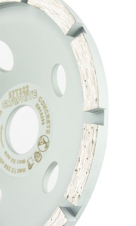 Tarcza diamentowa szlifierska, 1 segment, 125 x 22.2 mm, na sucho