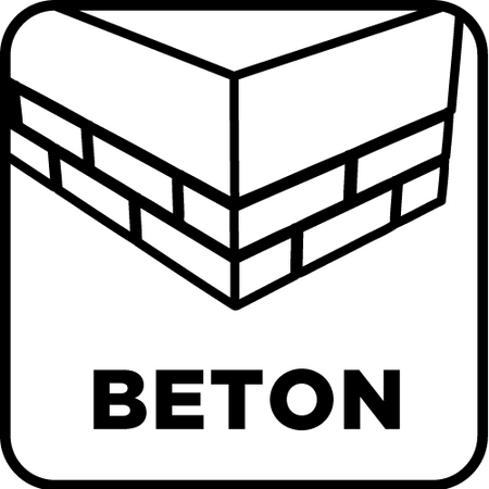 Zestaw wierteł do betonu SDS Plus z podwójną spiralą 5, 6 x 110 mm, 6, 8, 10 x 160 mm, zestaw: 5