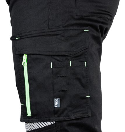 Spodnie robocze Mix&Match, czarne, rozmiar XL