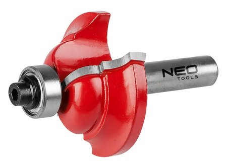 Frez kształtowy z łożyskiem, ozdobny, TCT, 39.3 x 15.9 mm, trzpień 8 mm