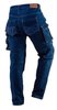 Spodnie robocze DENIM, wzmocnienia na kolanach, rozmiar XS
