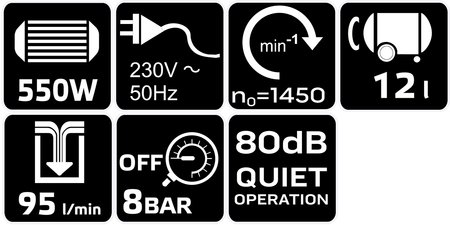 Kompresor bezolejowy 12 l