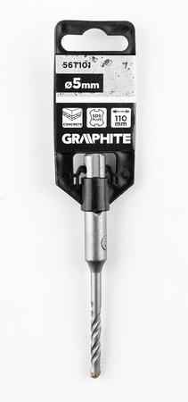 Wiertło do betonu SDS Plus z podwójną spiralą 5 x 110 mm