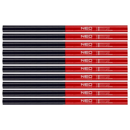 Ołówek techniczny czerwono-niebieski 12 sztuk