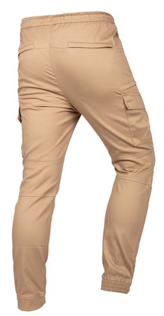 Spodnie robocze OUTDOOR, typu jogger, beżowe, rozmiar L