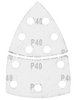 Papiery ścierne na rzep, żelazko 102 x 152 mm, P40, 5 szt., z 11 otworami