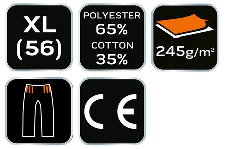 Krótkie spodenki BASIC, rozmiar XL/56