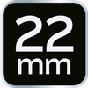 Nasadka udarowa 1/2" długa, 22 x 78mm , Cr-Mo