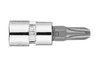 Końcówka wkrętakowa PH3 na nasadce 1/4", krótka, 37 mm