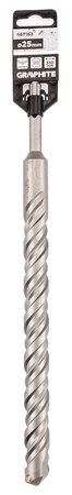 Wiertło do betonu SDS Plus z podwójną spiralą 25 x 310 mm