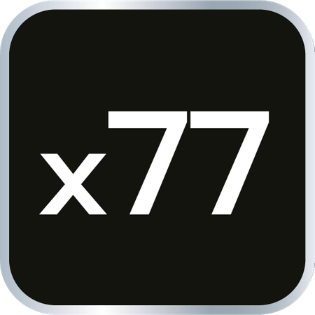 Klucze nasadowe 1/4", 1/2", zestaw 77 szt., CrV