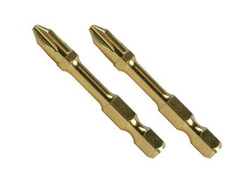 KOŃCÓWKA MAGNETYCZNA SKRĘTNA DO WKRĘTAKA  PZ2-50MM 2SZT.