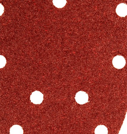 Papier ścierny na rzep delta 140 x 140 x 80 mm, K40, 5 szt., z otworami