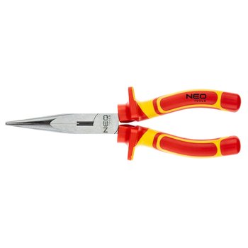 Szczypce wydłużone proste 200 mm 1000V, CrV, polerowane