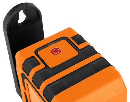 Laser krzyżowy 30 m, z etui i uchwytem magnetycznym, zielony