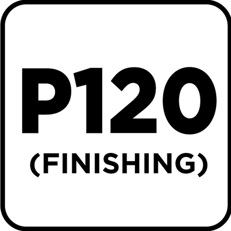 Krążki ścierne na rzep 150 mm, P120, 5 szt., z 8 otworami