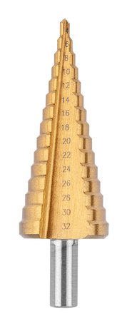 Wiertła stopniowe 4-12, 4-20, 4-32 mm, TiN, zestaw 3 szt.