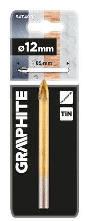 Wiertło uniwersalne TiN, 12 mm