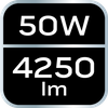 Reflektor pojedynczy 50W SMD LED 4250lm 230V na statywie 1.8m