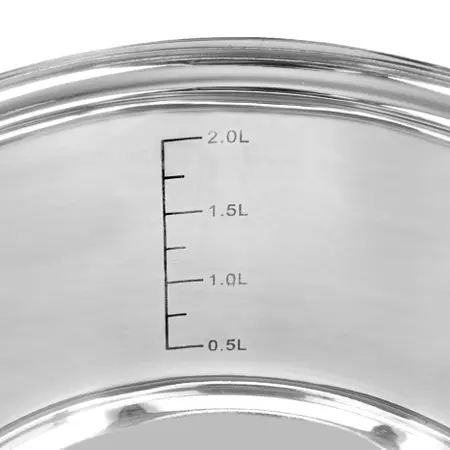 Komplet garnków ze stali nierdzewnej Polpo 8 elementów