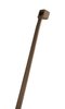 Opaski zaciskowe ogrodowe 4,8 x 300mm, 50 szt., brązowe