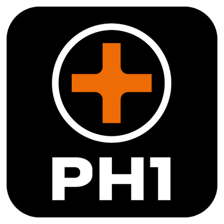 Bity udarowe PH1 x 25 mm, 20 szt.