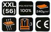 Bluza robocza ostrzegawcza, żółta, rozmiar XXL