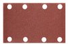 Papier ścierny prostokątny 8 otworów 130 x 80 mm P120 do 04-623, 5 szt.