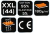 T-shirt damski ciemnoszary, rozmiar XXL