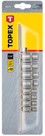 Nasadki Torx 1/4", 3/8", zestaw 9 szt.