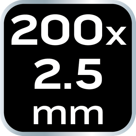 Opaski zaciskowe EXTREME 2.5 × 200 mm, białe, 20 szt.