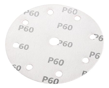 Krążki ścierne 150 mm, P60, 5 szt., z 9 otworami do 04-721