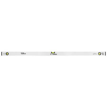 Poziomnica aluminiowa anodowana 120 cm, 3 libelle