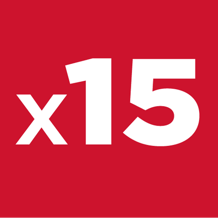 Zestaw kluczy nasadowych 1/4", 15 szt.